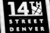 Horizontal 14th Street Denver Framed Photos