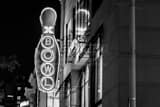 Horizontal Bowling on the 16th Street Mall at Welton landscape black and white Photography