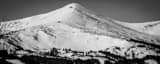 Panoramic Breckenridge Peak Eight landscape black and white Photography
