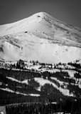 Vertical Breckenridge Peak Eight landscape black and white Photography