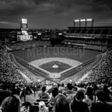 Square Coors Field at Night Framed Photos