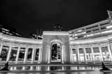 Horizontal Denver Civic Center Arch at Night Framed Photos