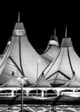 Vertical The Denver International Airport Main Terminal Framed Photos