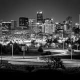 Square The Denver Skyline Framed Photos