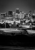 Vertical The Denver Skyline Framed Photos