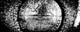 Panoramic The Mile High Marker on the Capitol Steps landscape black and white Photography