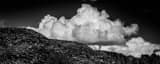 Panoramic Clouds near Summit Lake on Mt. Evans landscape black and white Photography