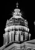 Vertical The Iowa Capitol Building Dome black and white Pictures