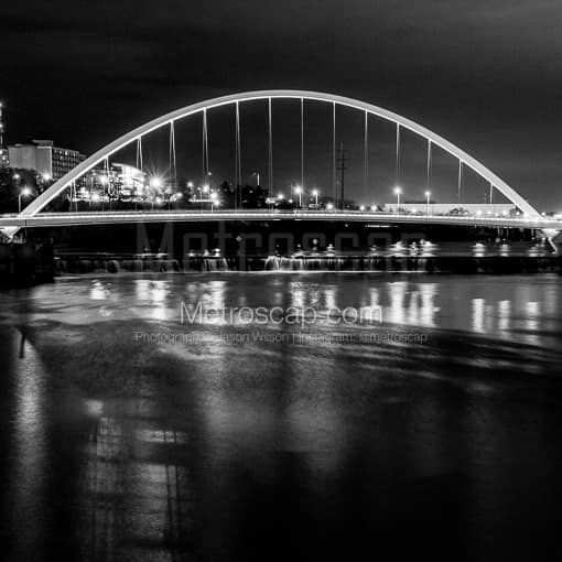 Des Moines Black and White Photos of The Neil Smith Bridge over the Des Moines River The Neil Smith Bridge over the Des Moines River -- Des Moines Black and White Photos