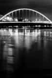 Vertical The Neil Smith Bridge over the Des Moines River black and white Pictures
