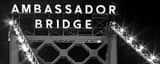 Panoramic The Ambassador Bridge landscape black and white Photography