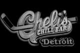 Horizontal Chelis Chili Bar Detroit Neon Sign landscape black and white Photography