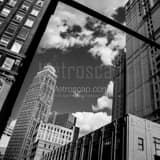 Square The David Stott Building landscape black and white Photography