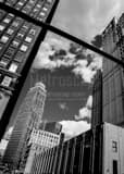 Vertical The David Stott Building landscape black and white Photography