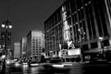 Horizontal The Fox Theater on Woodward Avenue landscape black and white Photography