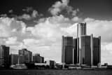 Horizontal Renaissance Place landscape black and white Photography
