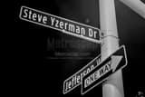 Horizontal Steve Yzerman Drive landscape black and white Photography