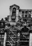 Vertical The Top of the Book Tower landscape black and white Photography