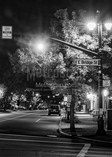 Vertical Downtown Dublin black and white