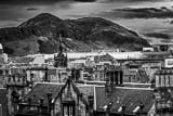 Horizontal Arthurs Seat black and white Photos
