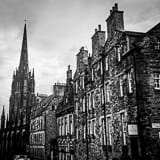 Square Candlemaker Row black and white Photos