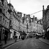 Square Cockburn Street black and white Photos