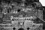 Horizontal Edinburgh Castle black and white Photos