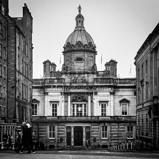 The Museum on the Mound -- Edinburgh Black and White Photos