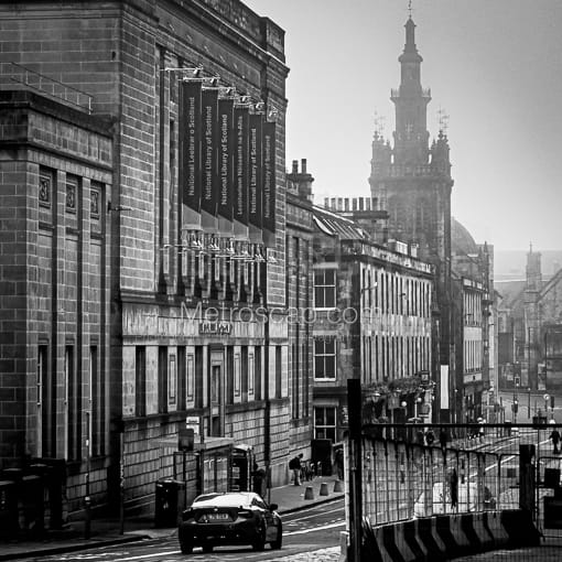 The National Library of Scotland -- Edinburgh Black and White Photos