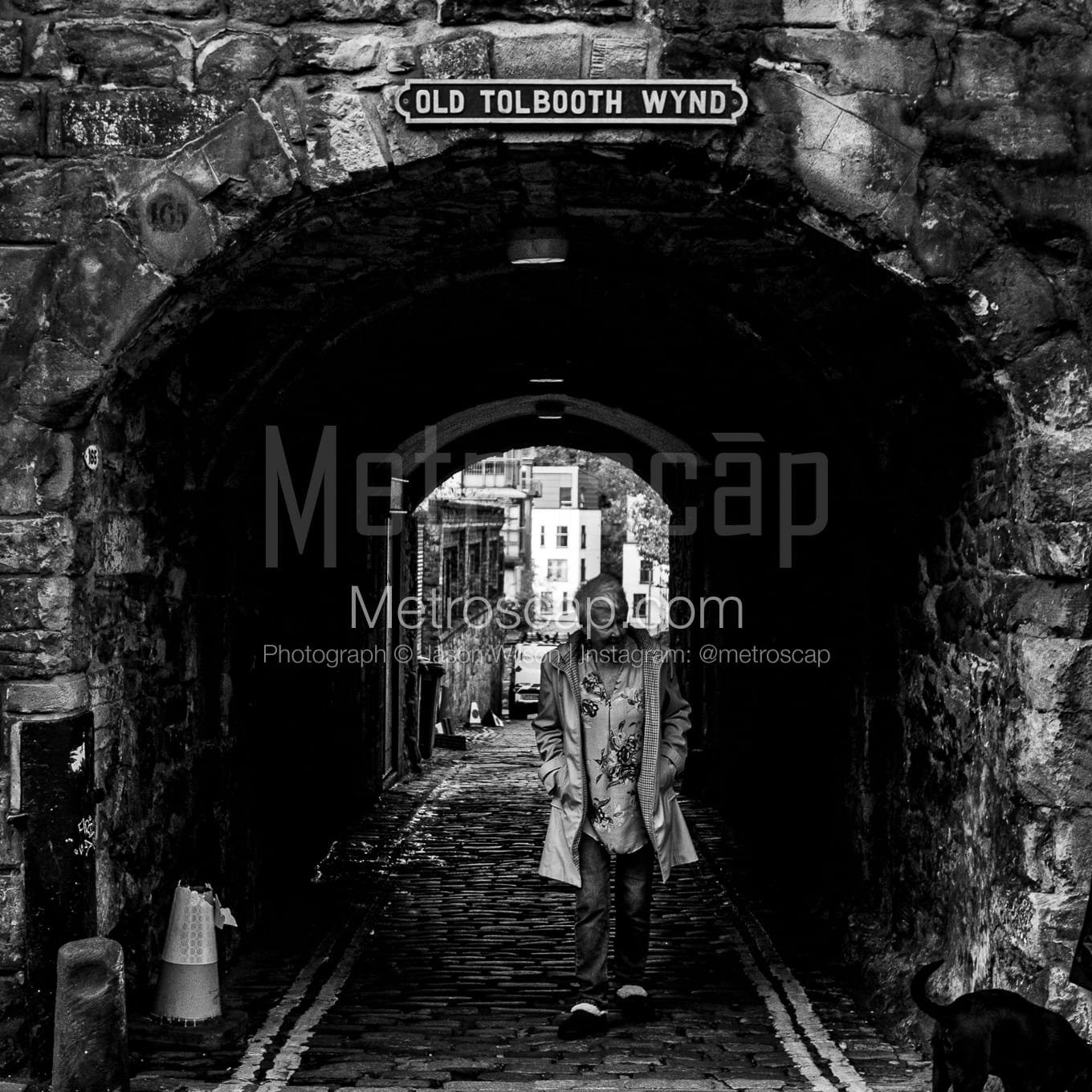 Old Tolbooth Wynd black and white Photos Old Tolbooth Wynd black and white Photos square crop