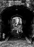 Vertical Old Tolbooth Wynd black and white Photos