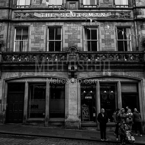 The Scotsman -- Edinburgh Black and White Photos