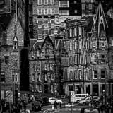 Square Waverly Bridge black and white Photos