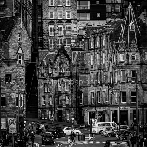 Waverly Bridge -- Edinburgh Black and White Photos