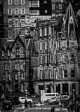 Vertical Waverly Bridge black and white Photos