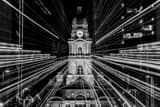 Horizontal Close Up of The Tarrant County Courthouse black and white Photos