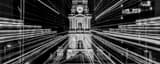 Panoramic Close Up of The Tarrant County Courthouse black and white Photos
