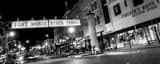 Panoramic The Fort Worth Stock Yards black and white Photos