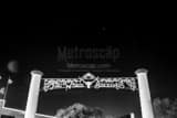 Horizontal The Fort Worth Stockyards Entrance on Rodeo Plaza black and white Photos