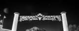 Panoramic The Fort Worth Stockyards Entrance on Rodeo Plaza black and white Photos