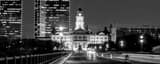 Panoramic The Fort Worth Skyline black and white Photos