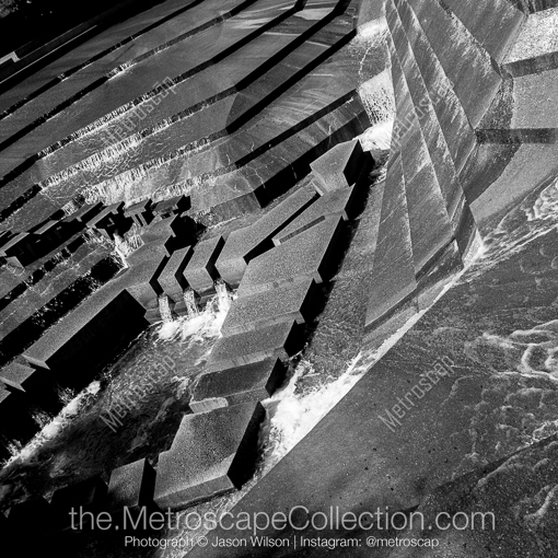 The Fort Worth Water Garden -- Fort Worth Black and White Photos