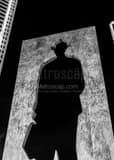 Vertical Man With Briefcase black and white Photos