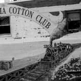 Square The Magnolia Cotton Club Mural Framed Photos