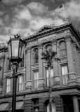 Vertical Strand Street and Avenue B landscape black and white Photography