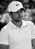 Vertical Jason Day Visualizing His Tee Shot black and white Photos