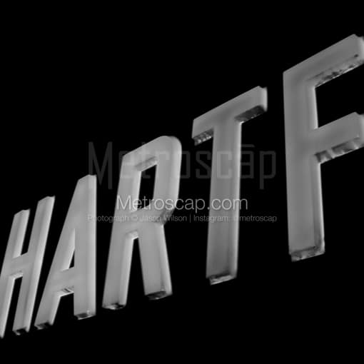 Hartford Sign -- Hartford Black and White Photos