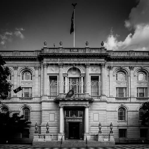 The Municipal Building in Downtown Hartford -- Hartford Black and White Photos