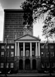 Vertical The Old Connecticut State House landscape black and white Photography