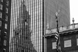 Horizontal A Reflection of the Travelers Building landscape black and white Photography